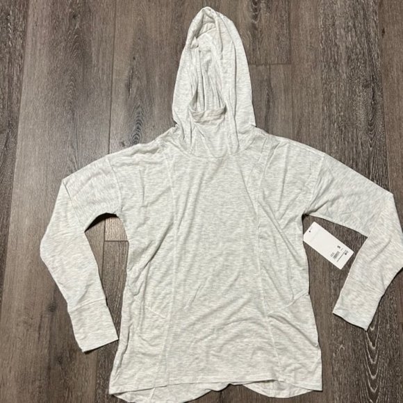 90 DEGREES BY REFLEX NWT $52 Shirt Pullover Lightweight Hoodie Gray Size S Small - Picture 1 of 5